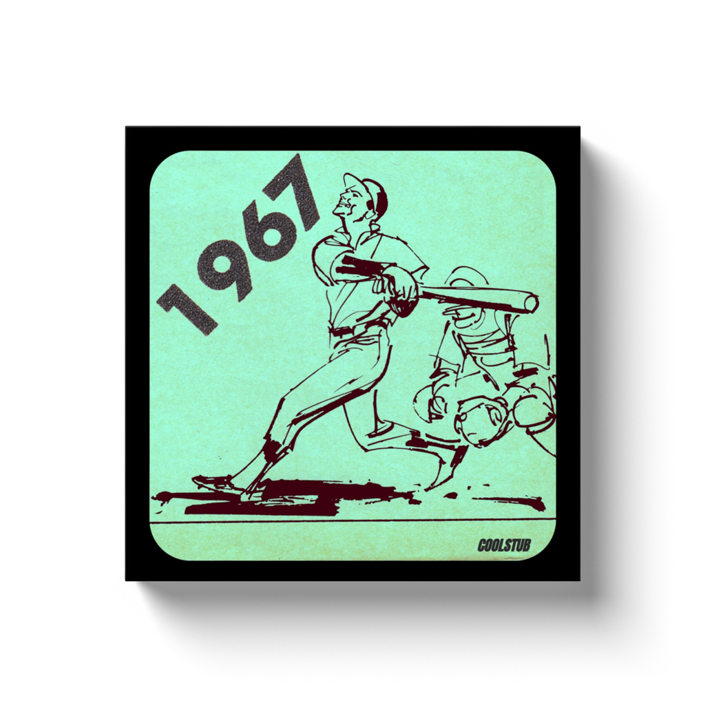 Swinging for the Fences in '67 Canvas Wrap