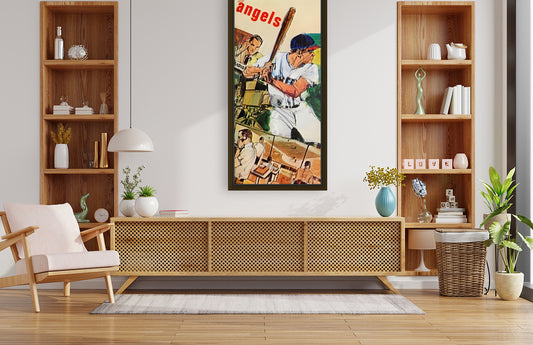 1970 California Angels Art by Richard Lasley