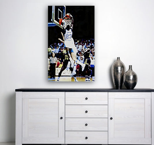 Michael Jordan Two Handed Dunk Art