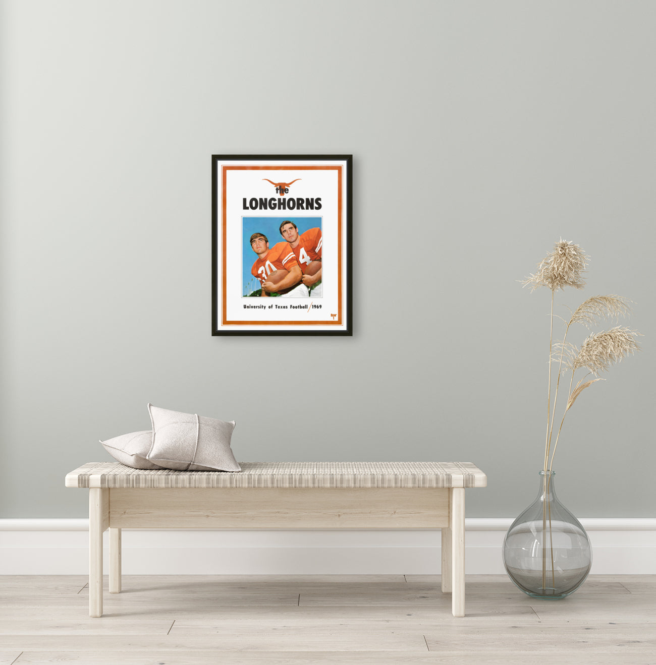 1969 Texas Longhorns Football Art