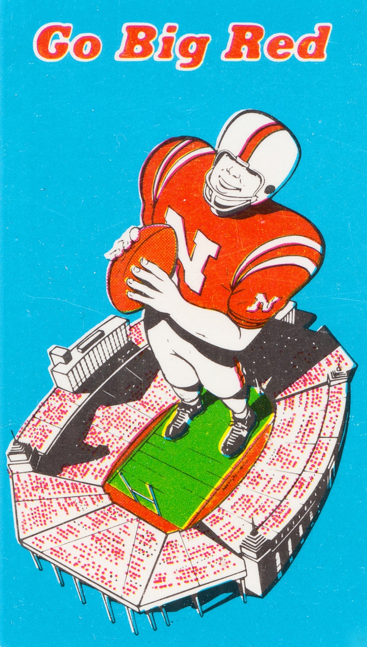 1973 Nebraska Football Art