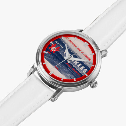 1963 New York Yankees Baseball Scorecard Art Watch | Row One Brand Vintage Sports Watches