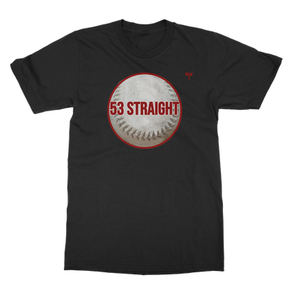 53 Straight Softball T-Shirt