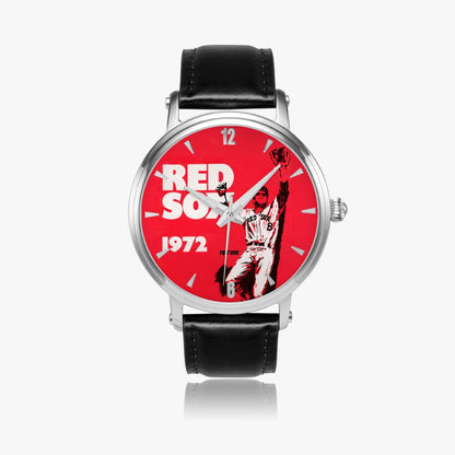 1972 Boston Red Sox Art Watch | Row One Brand Sports Watches with Historic Art Ornamental Graphic Designs