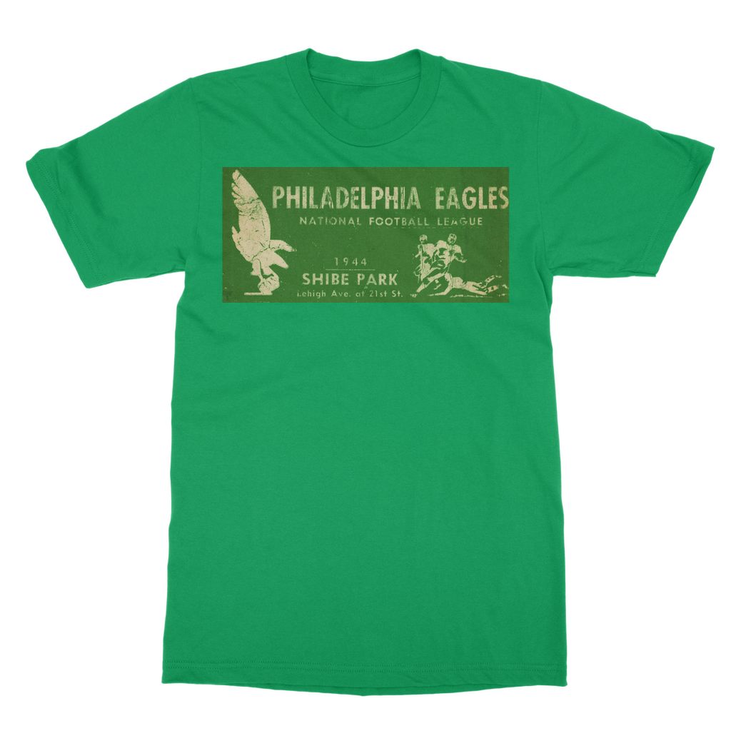 1944 Philadelphia Eagles Ticket Art Classic Adult T-Shirt