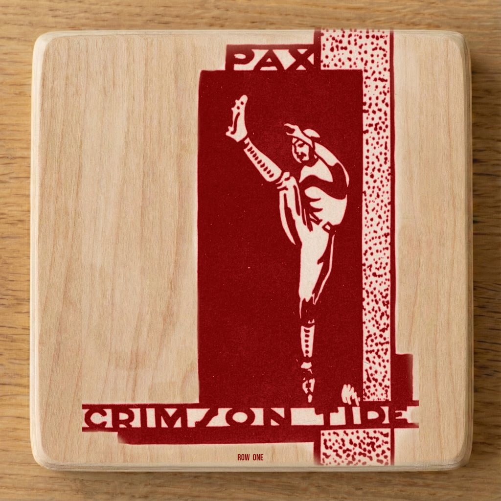 1930 Alabama Pax Crimson Tide Wood Coasters