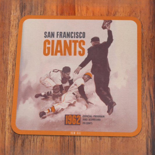 1962 San Francisco Giants Program Coasters