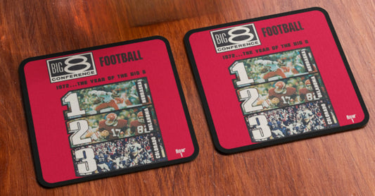 1972 Big 8 Conference Football Coasters