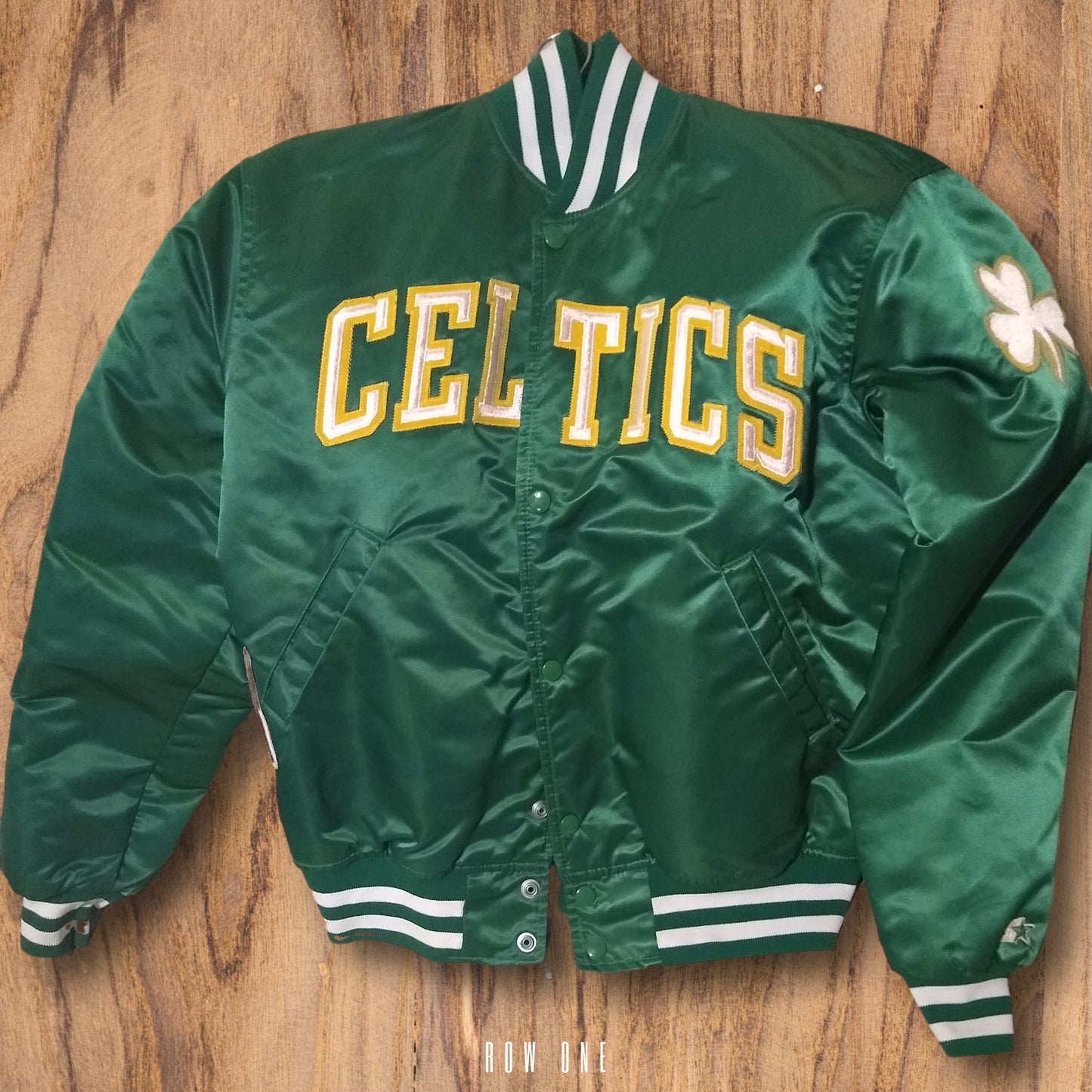 Sold by Row One Brand | Used 1990 Boston Celtics Starter Jacker Size Medium