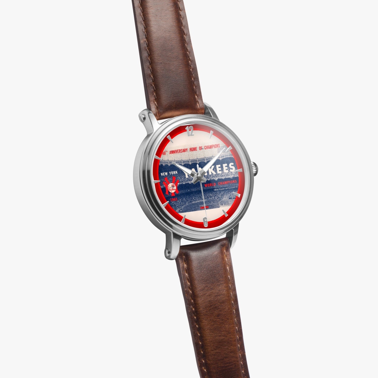 1963 New York Yankees Scorecard Art Watch
