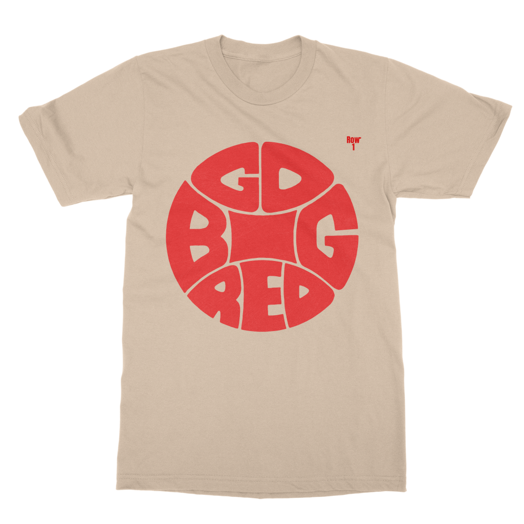 Retro Big Red Basketball Classic Adult T-Shirt