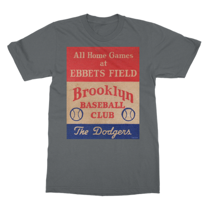 1939 Brooklyn Dodgers Baseball Club Classic Heavy Cotton Adult T-Shirt
