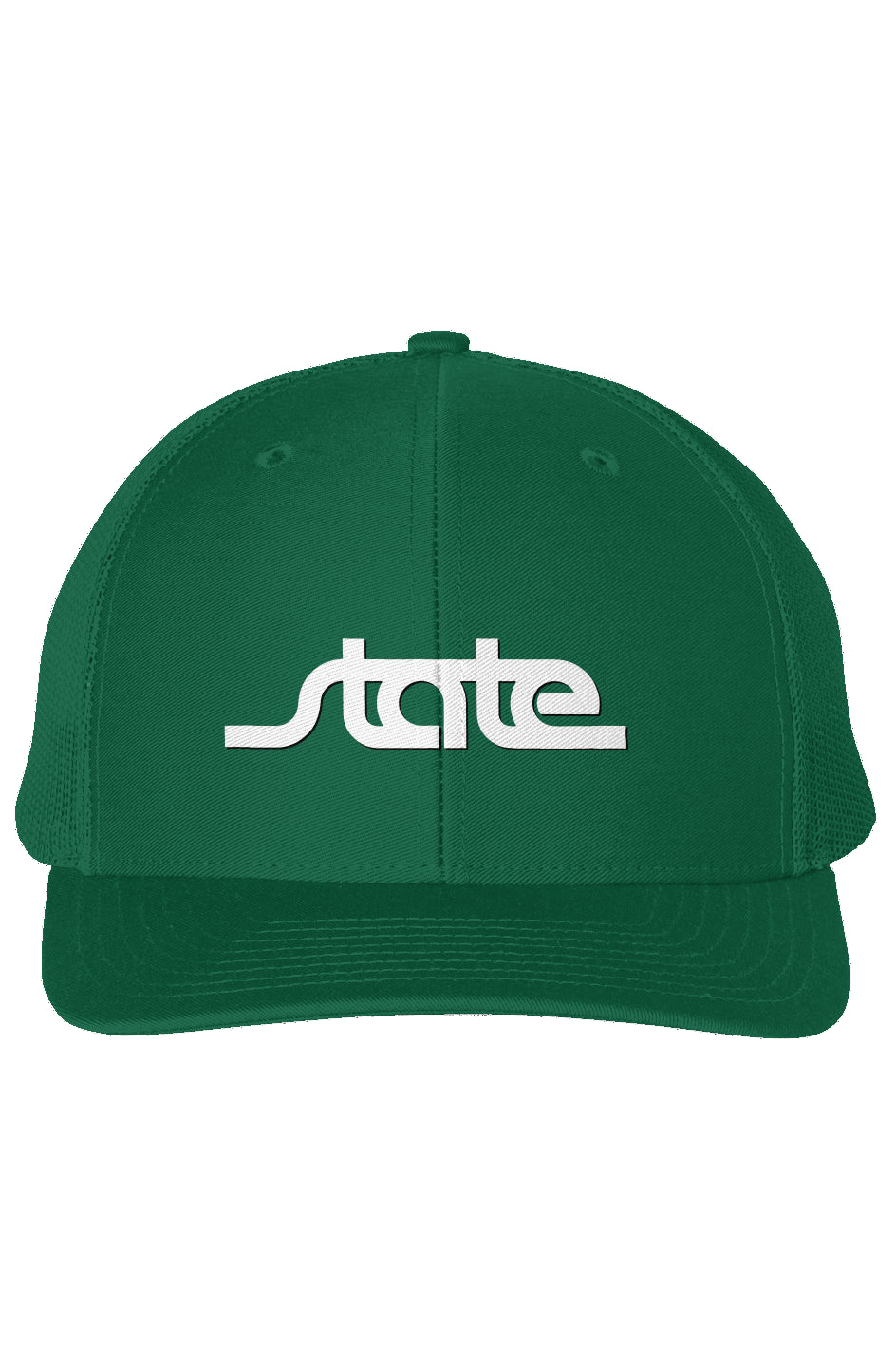 State Script Green Trucker Hat