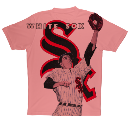1957 Chicago White Sox Art Sublimation Performance Adult T-Shirt