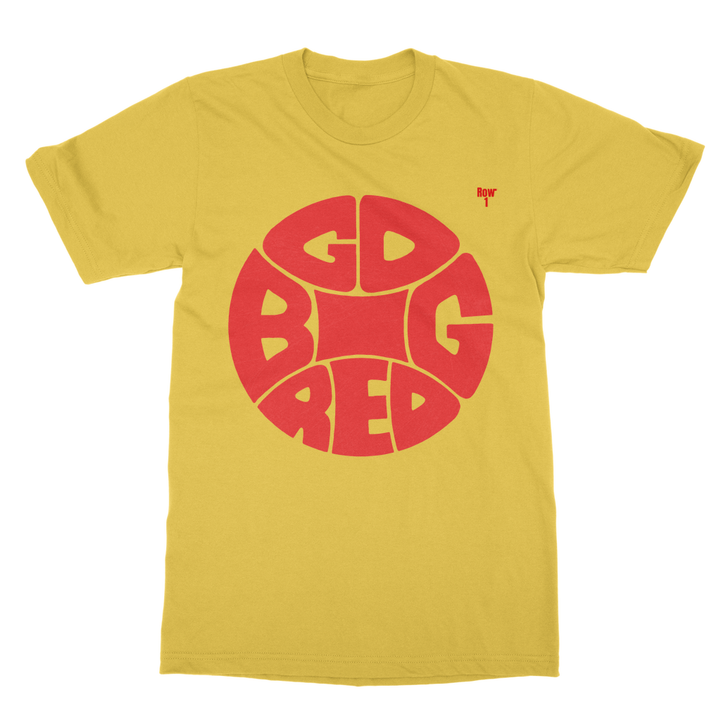 Retro Big Red Basketball Classic Adult T-Shirt