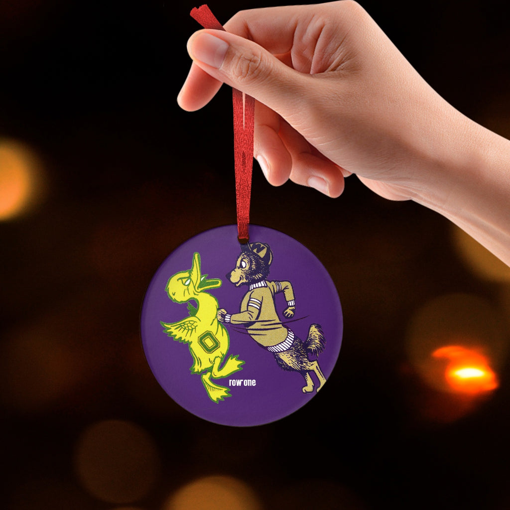 Husky Punch Holiday Ornament