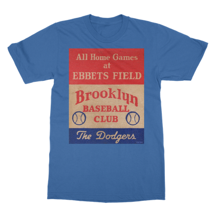 1939 Brooklyn Dodgers Baseball Club Classic Heavy Cotton Adult T-Shirt