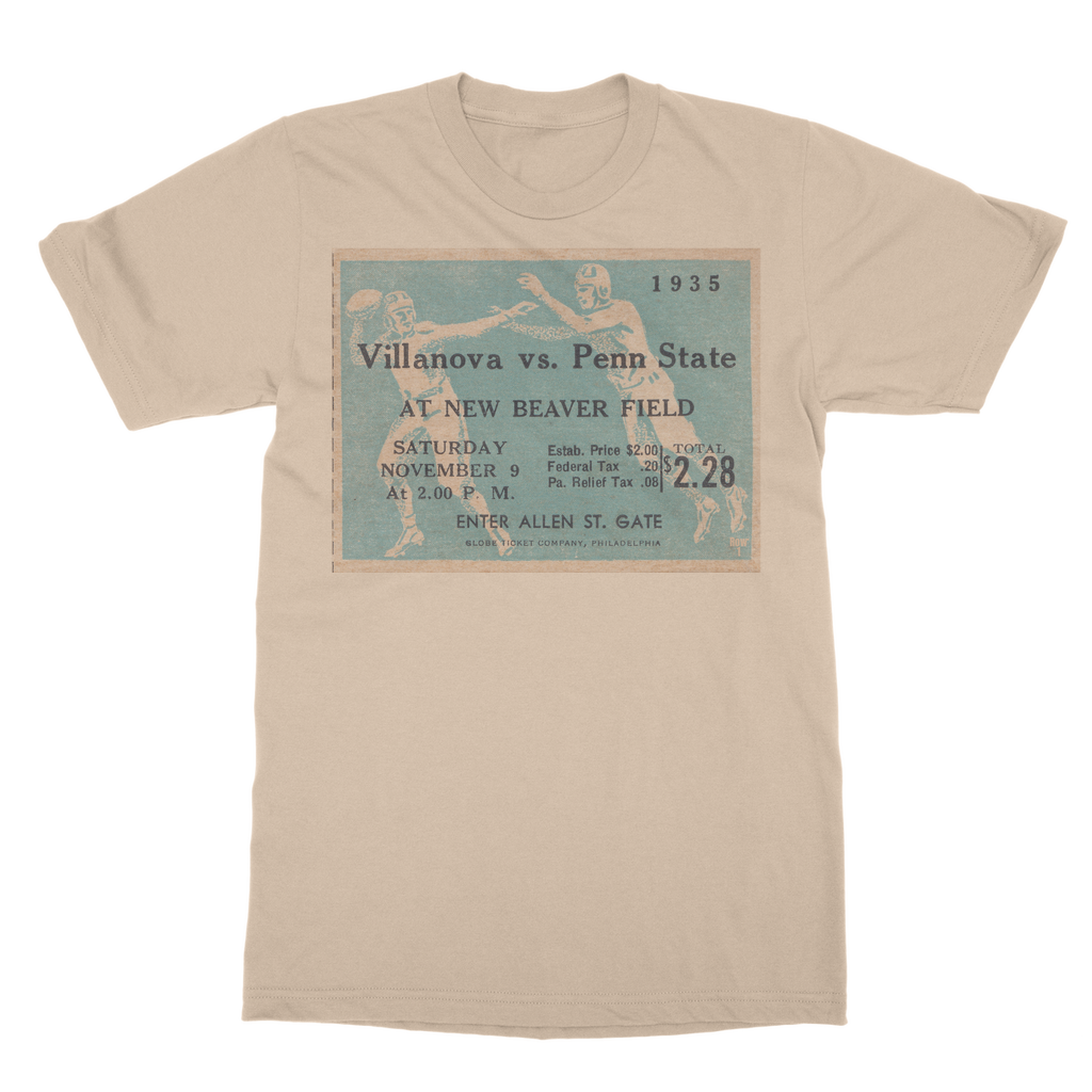 1935 Penn State Football Ticket Classic Adult T-Shirt