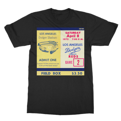 1972 LA Dodgers Ticket Stub Classic Adult T-Shirt