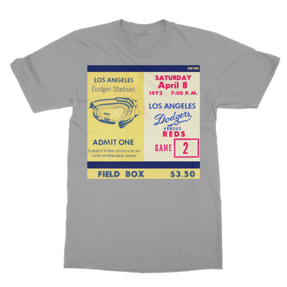 1972 LA Dodgers Ticket Stub Classic Adult T-Shirt