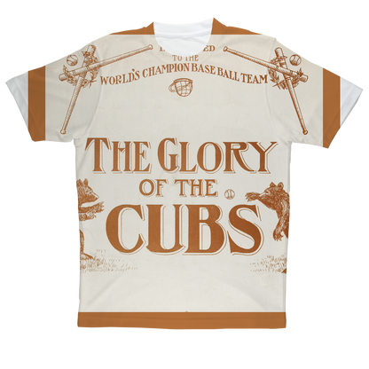 Glory of the Cubs | Row One Brand Vintage Sports Apparel Designs | Oversized Prints T-Shirts