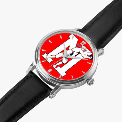 Row One Brand vintage early 1900s Ole Miss Rebels baseball art watch with leather band