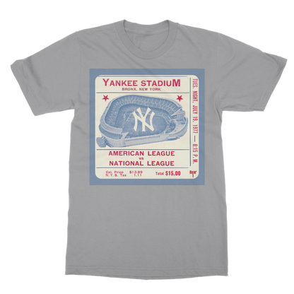 1977 New York Yankees Baseball Ticket Stub Tee | Row One Brand Vintage Ticket Stub Graphic Tees
