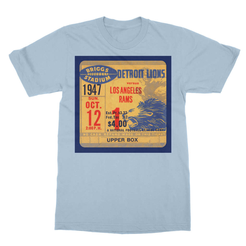 1947 Detroit Lions Ticket Classic Adult T-Shirt