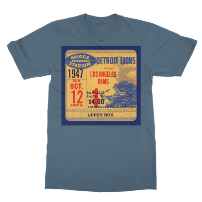 1947 Detroit Lions Ticket Classic Adult T-Shirt