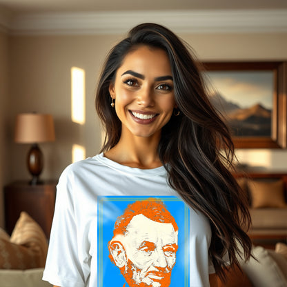Abe Lincoln OKC Basketball Fan Tee