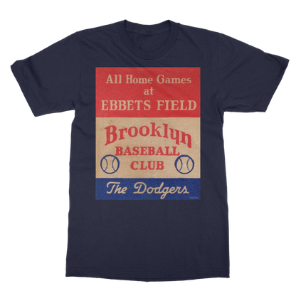 1939 Brooklyn Dodgers Baseball Club Classic Heavy Cotton Adult T-Shirt