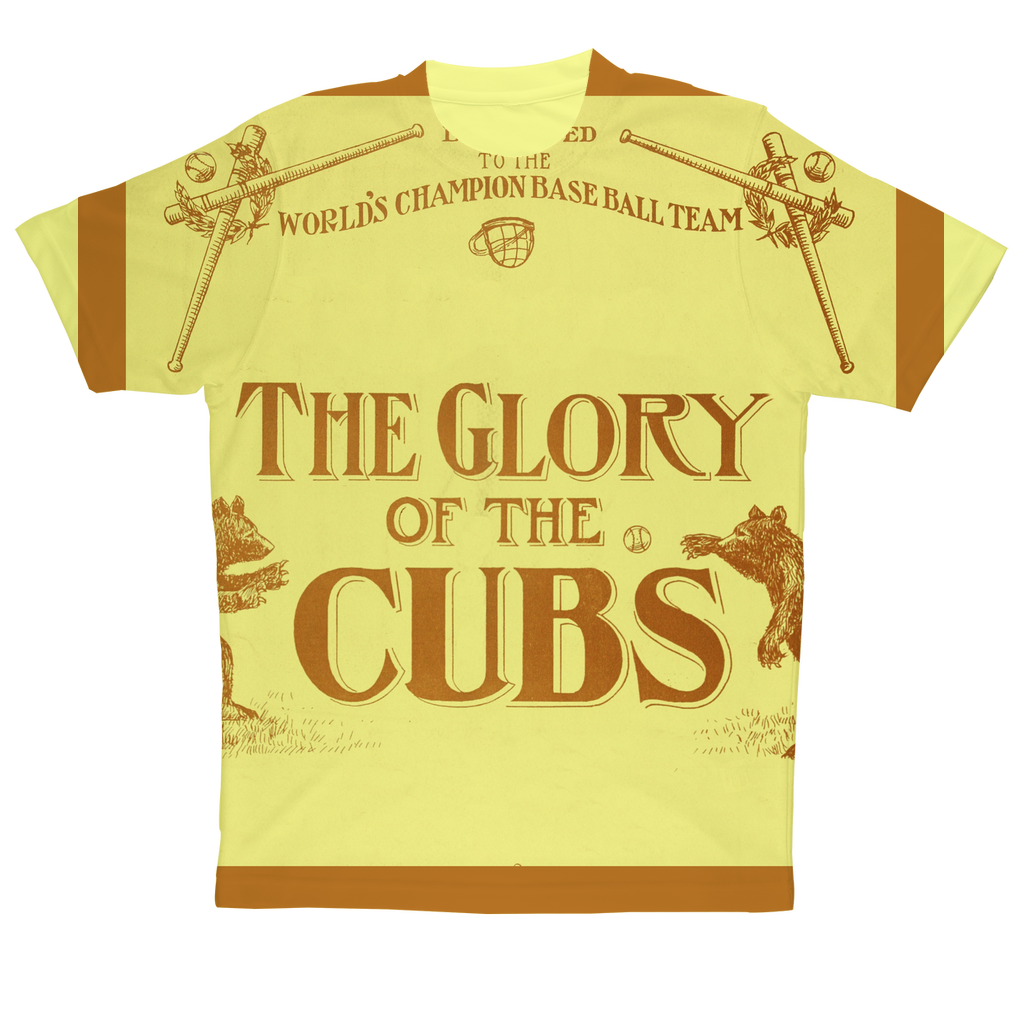 1909 Glory of the Cubs Sublimation Performance Adult T-Shirt