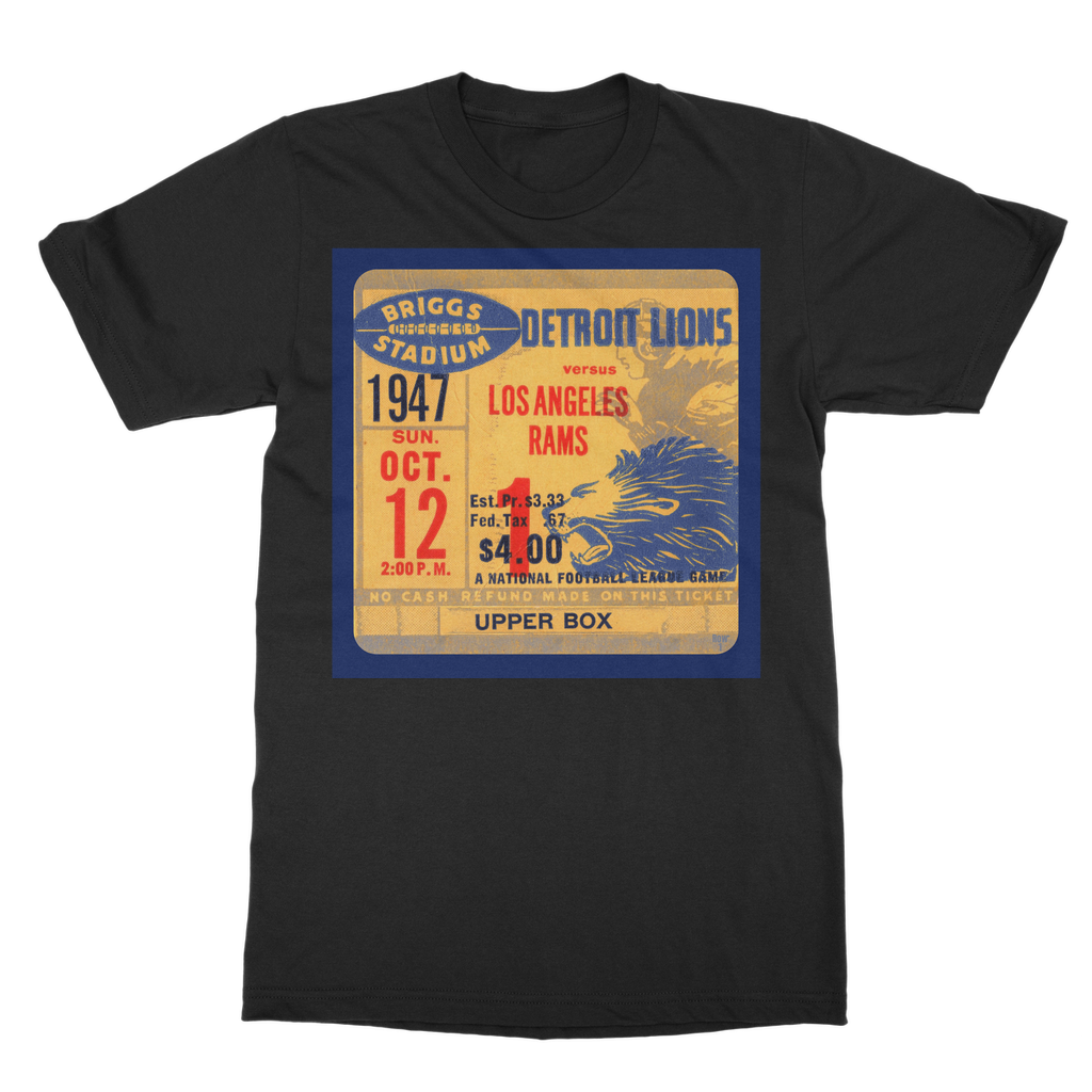 1947 Detroit Lions Ticket Classic Adult T-Shirt