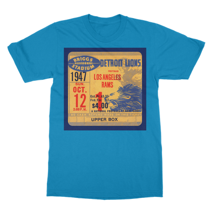 1947 Detroit Lions Ticket Classic Adult T-Shirt