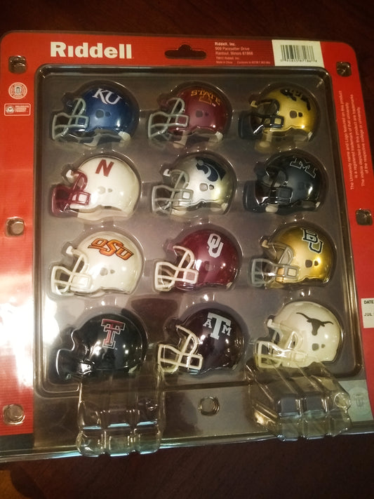 2009 Big 12 Conference Football Mini Helmets Set | Texas Longhorns Champions