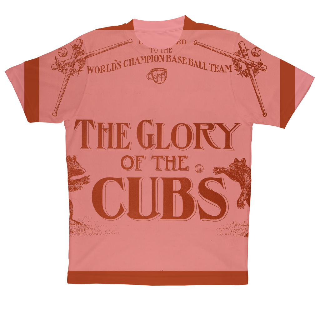 1909 Glory of the Cubs Sublimation Performance Adult T-Shirt