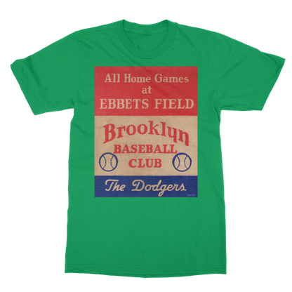 1939 Brooklyn Dodgers Baseball Club Classic Heavy Cotton Adult T-Shirt