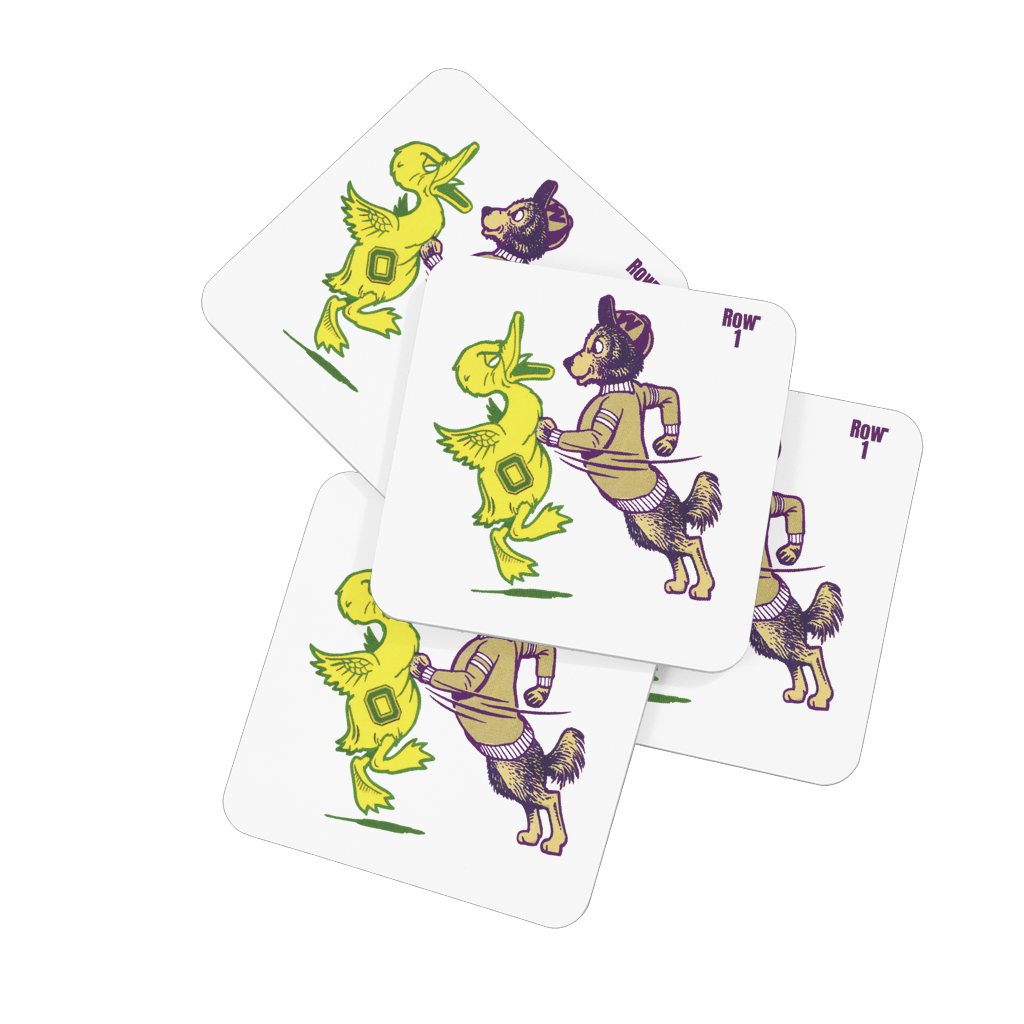 Husky Punch Hardboard Coaster Set of 4