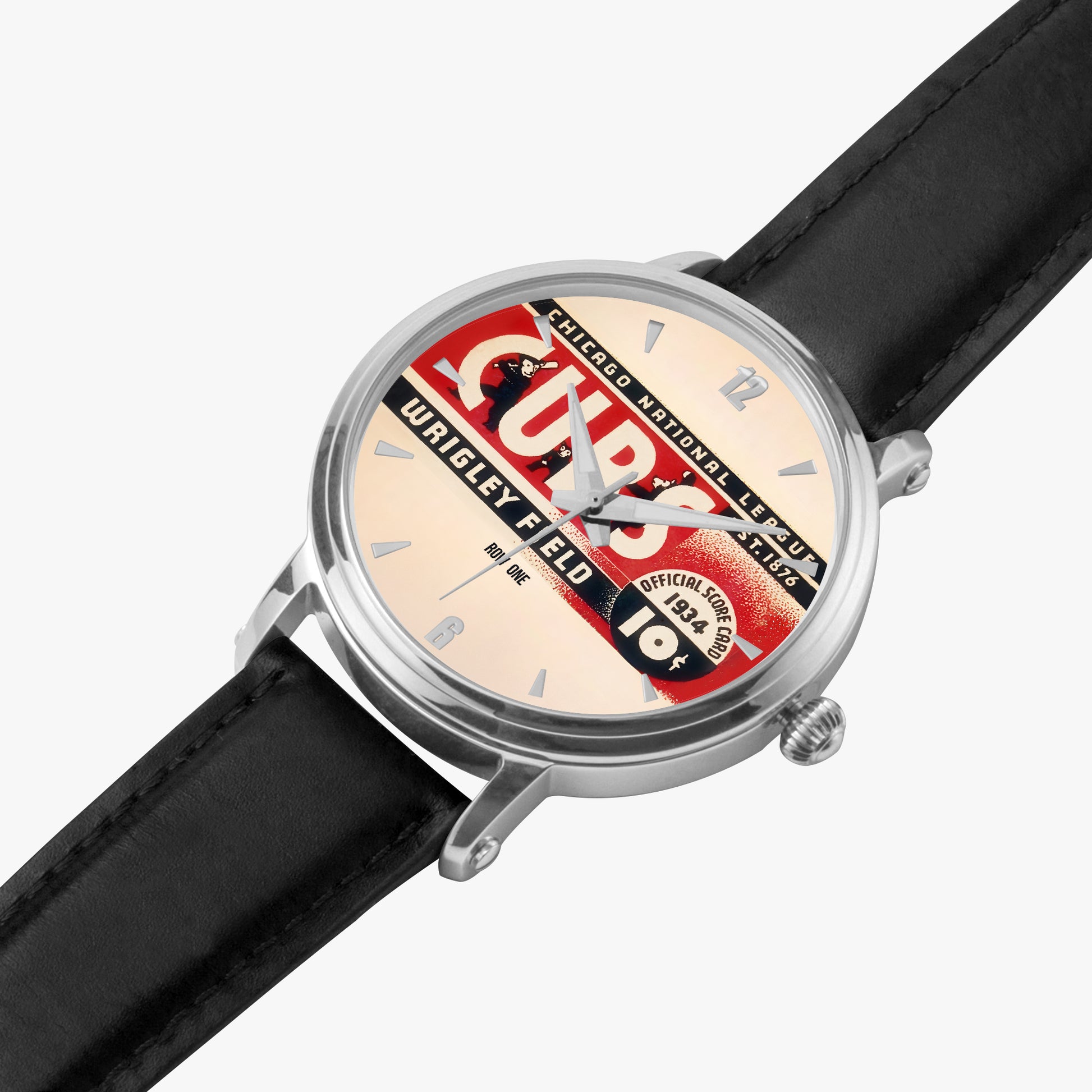 1934 Chicago Cubs Baseball Score Card Art Watch from Row One Brand