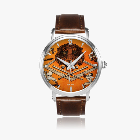 Vintage Tiger Baseball Art Watch from Row One Brand