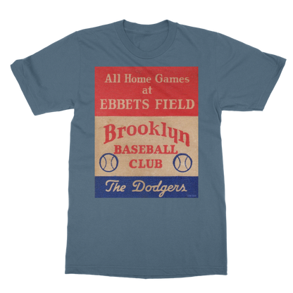 1939 Brooklyn Dodgers Baseball Club Classic Heavy Cotton Adult T-Shirt