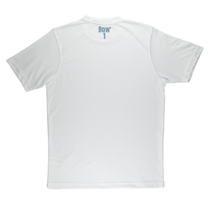 Back of Row 1 T-Shirt with Row 1 Logo