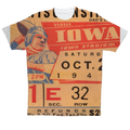 1943 Iowa Football Ticket Tee | Row One Brand Vintage Ticket Stub Tees