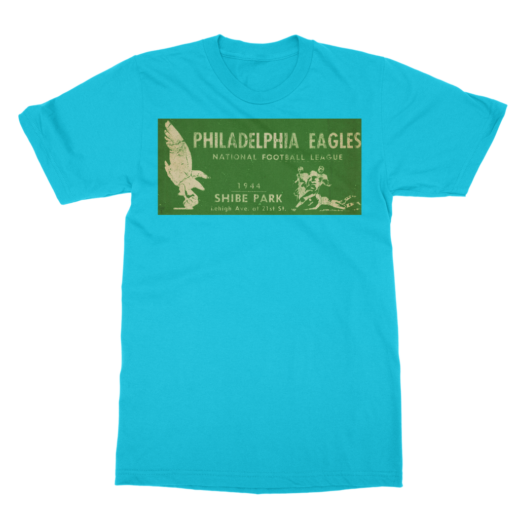 1944 Philadelphia Eagles Ticket Art Classic Adult T-Shirt