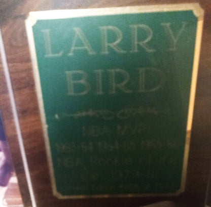 Early 1990s Larry Bird Autographed Photo Plaque | Row One Brand