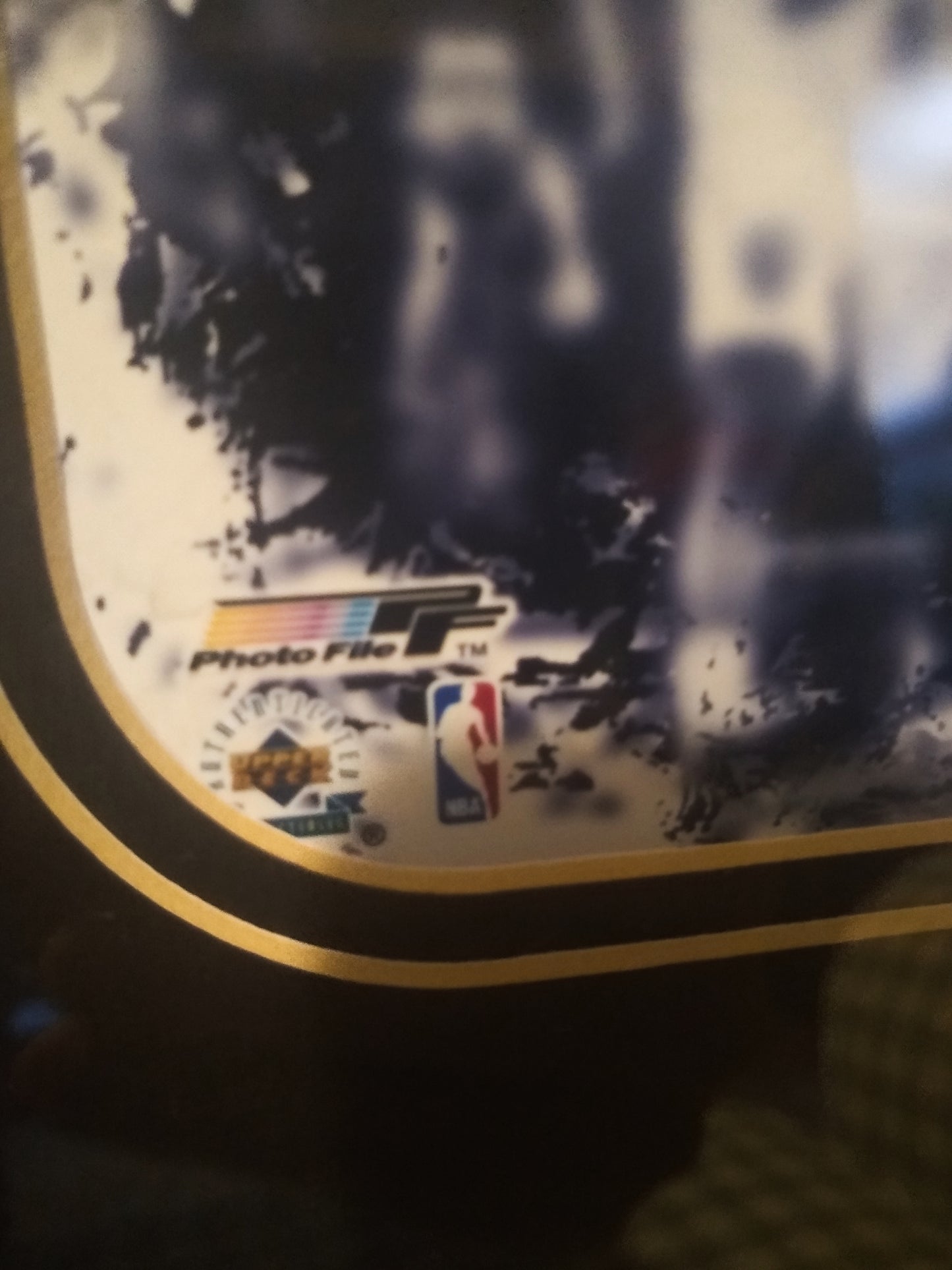 Rare Michael Jordan Framed Wall Art | 2 Jordan Game Winner Photos | 26 x 22 Inch Art