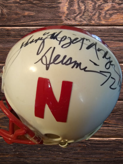 Nebraska Cornhuskers Heisman Winners Autographed Mini Helmet