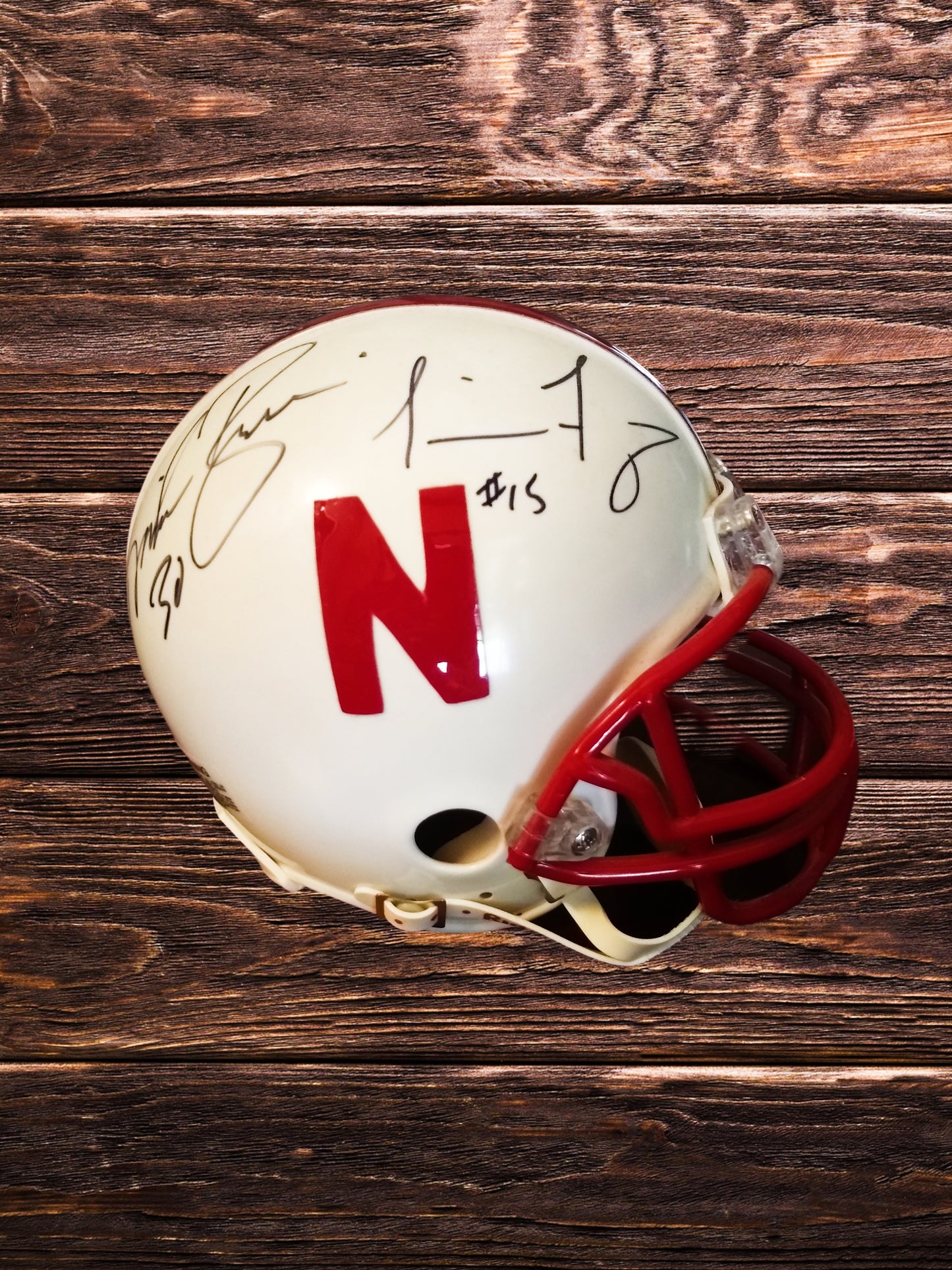 Nebraska Cornhuskers Heisman Winners Autographed Mini Helmet