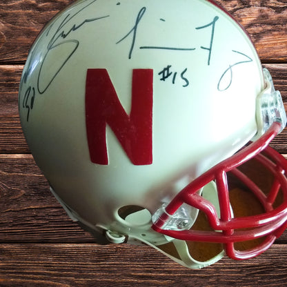 Nebraska Cornhuskers Heisman Winners Autographed Mini Helmet