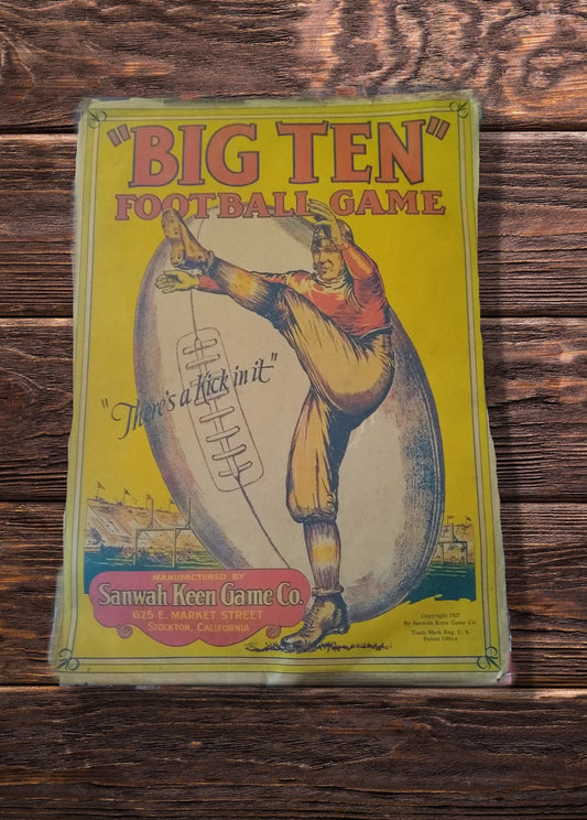1927 big ten football game poster | unique sports collectible art perfect for framing